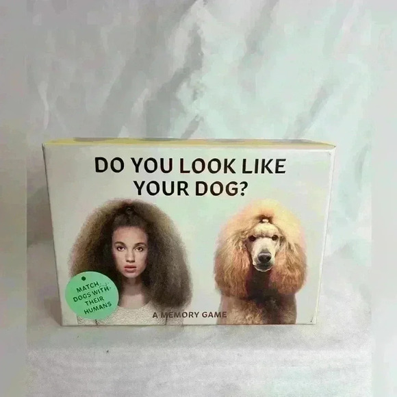 Do you look like  your dog ..? Memory card game NEW - Picture 1 of 4